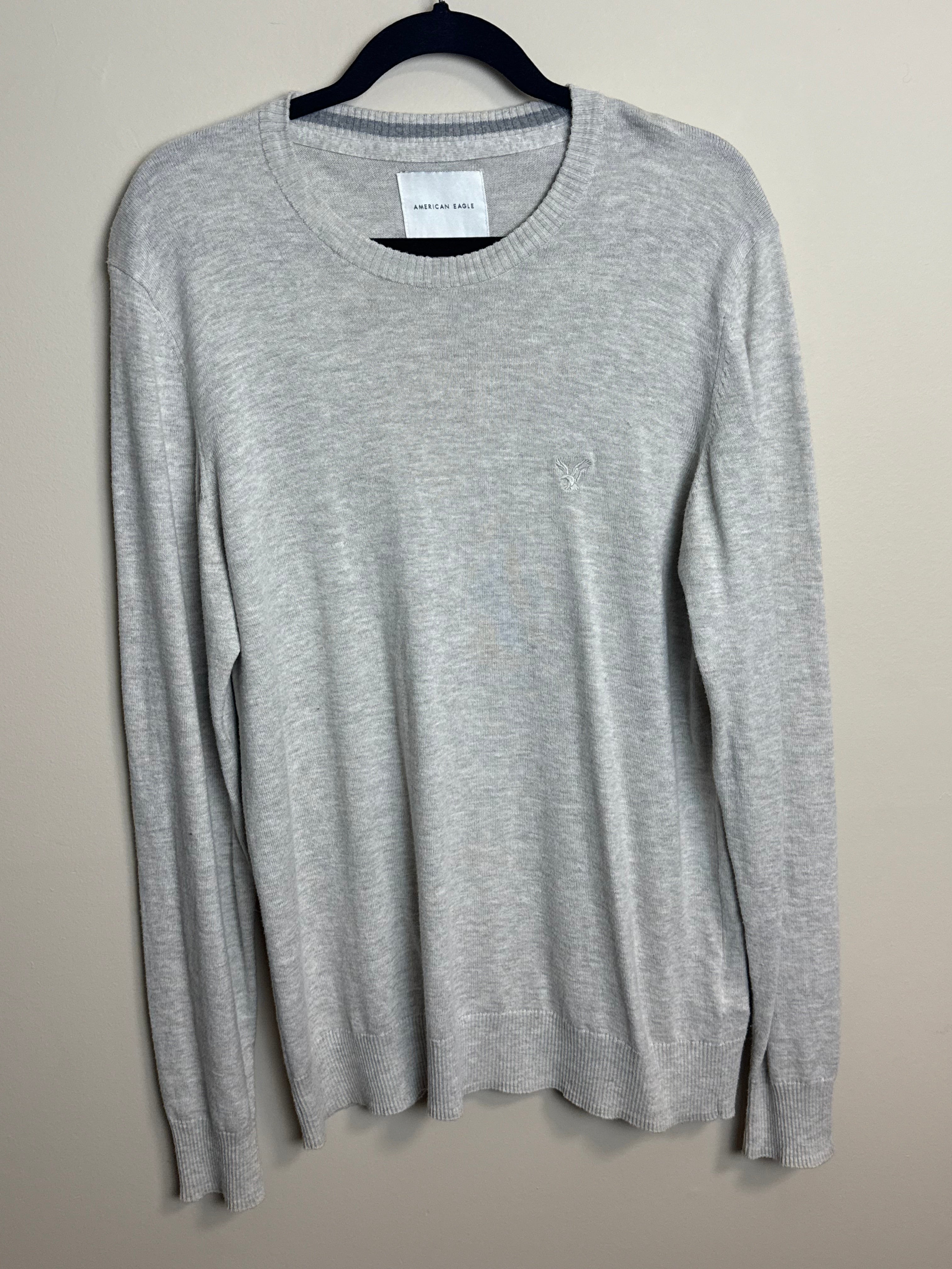Light Gray Crew Neck Sweater