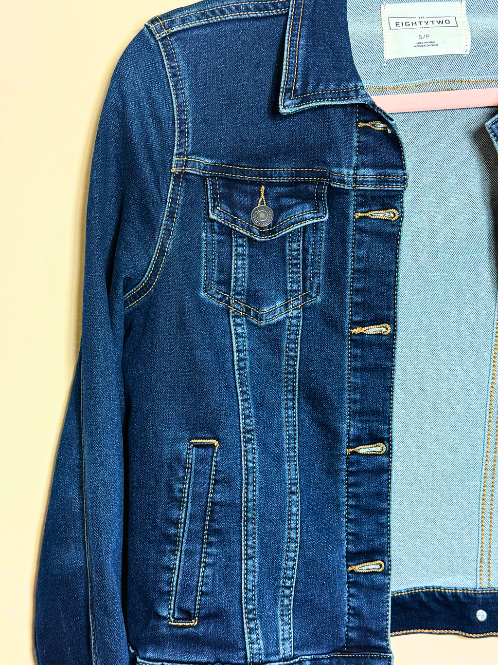 Classic Dark Wash Denim Jacket