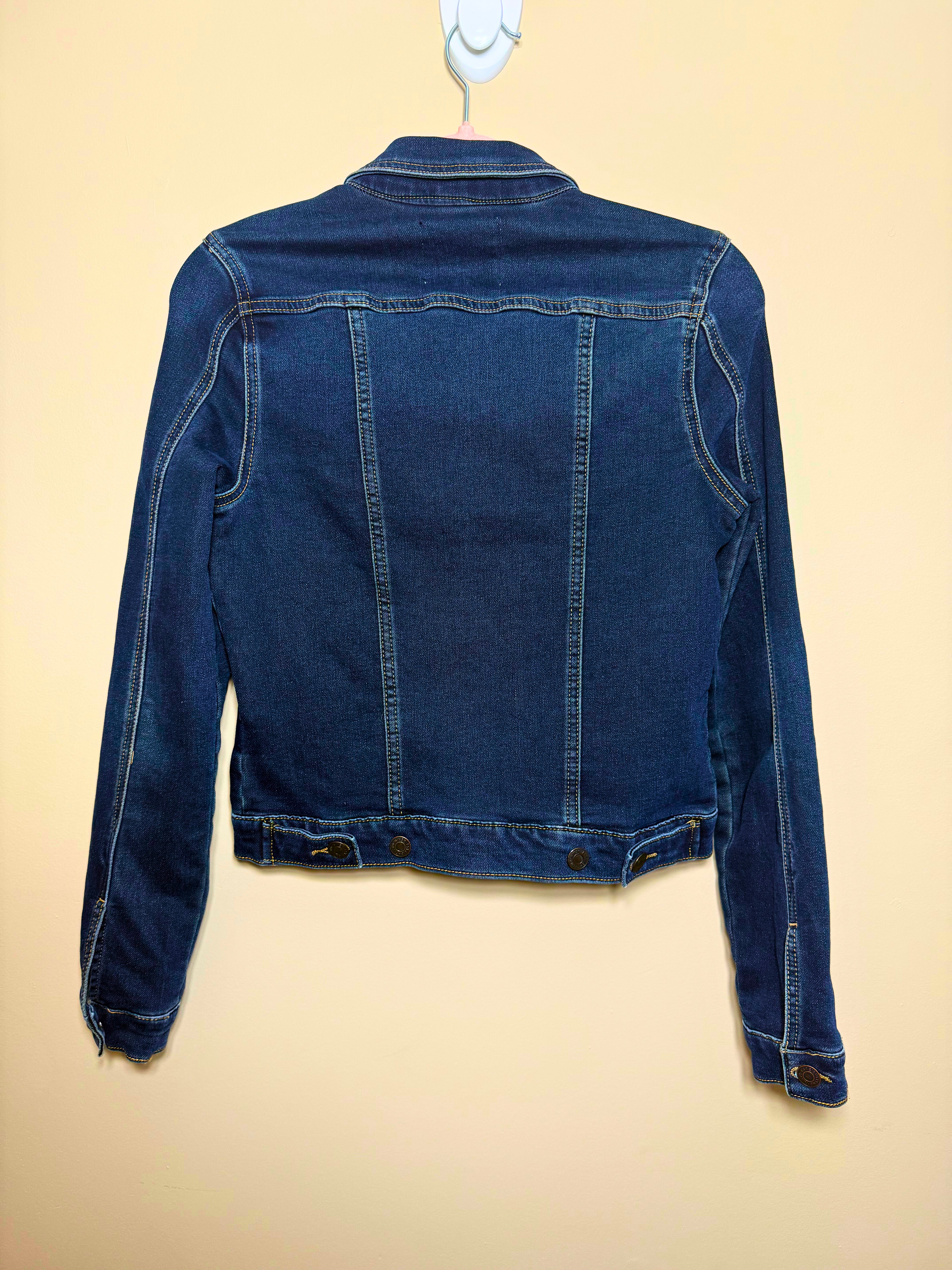Classic Dark Wash Denim Jacket