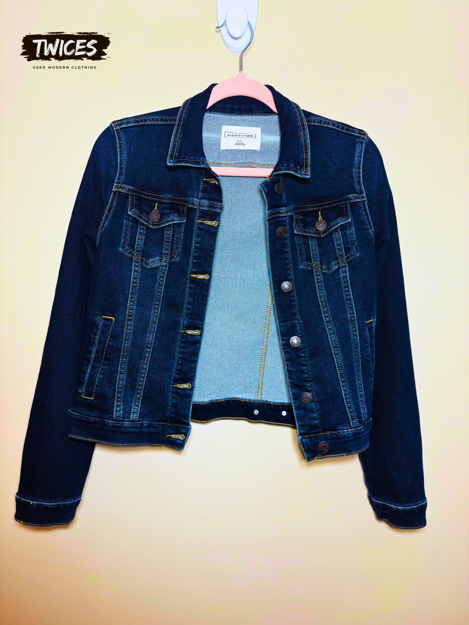 Classic Dark Wash Denim Jacket
