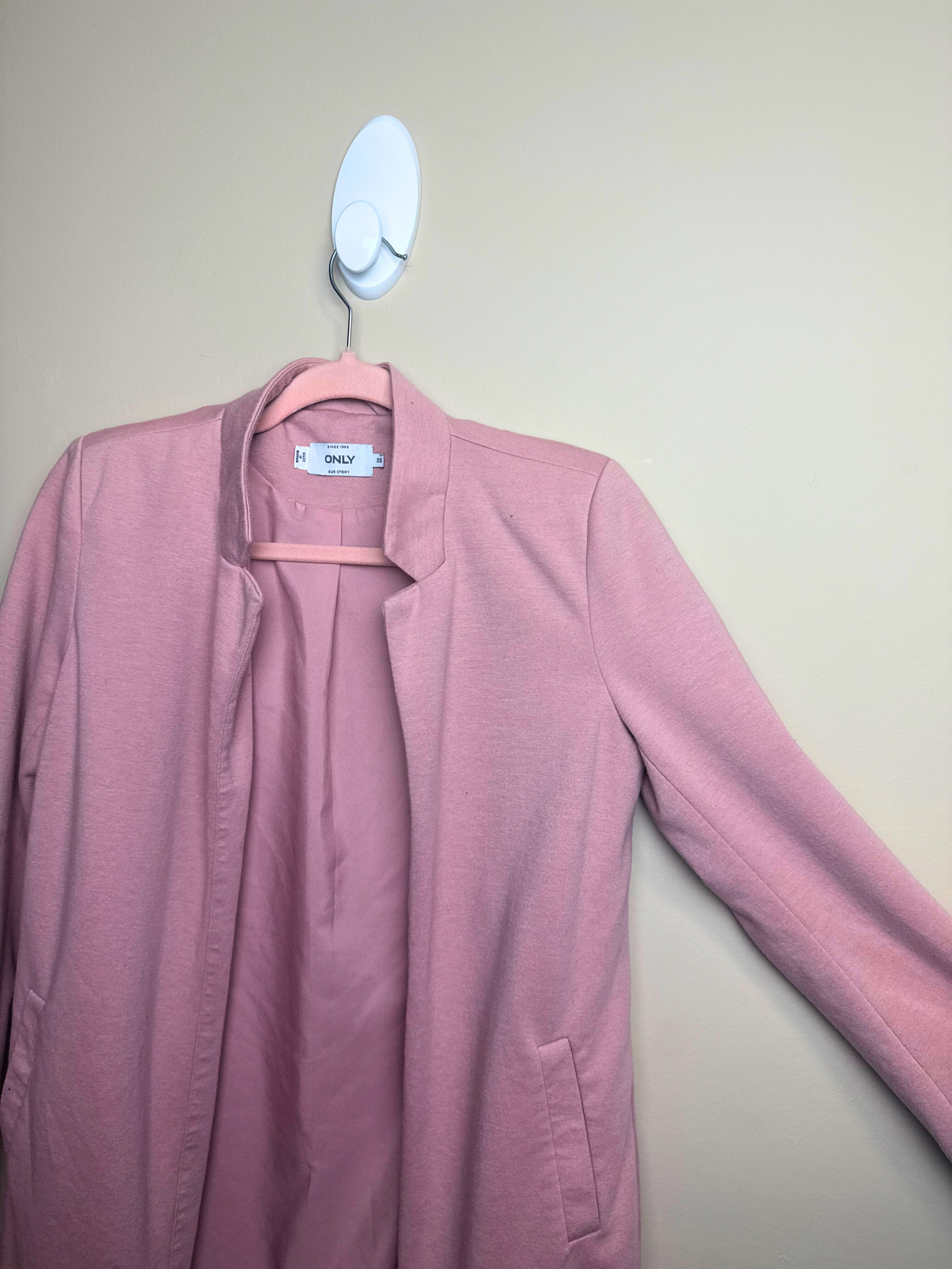 Dusty Pink ONLY Minimalist Blazer