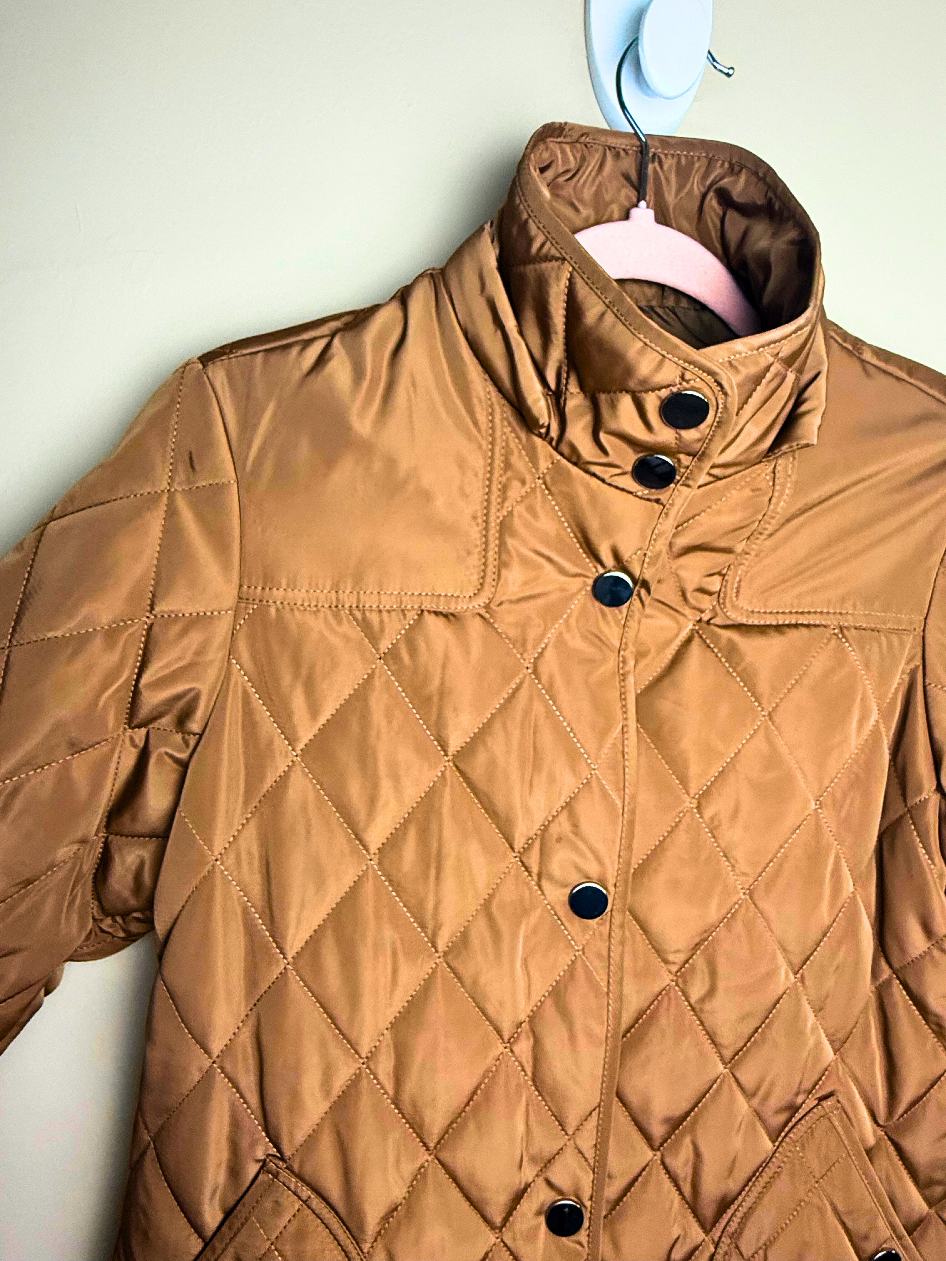 Camel Quilted Jacket