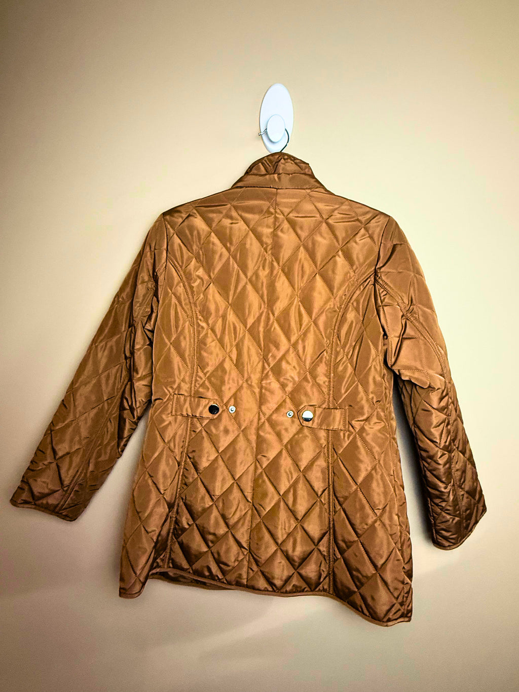 Camel Quilted Jacket