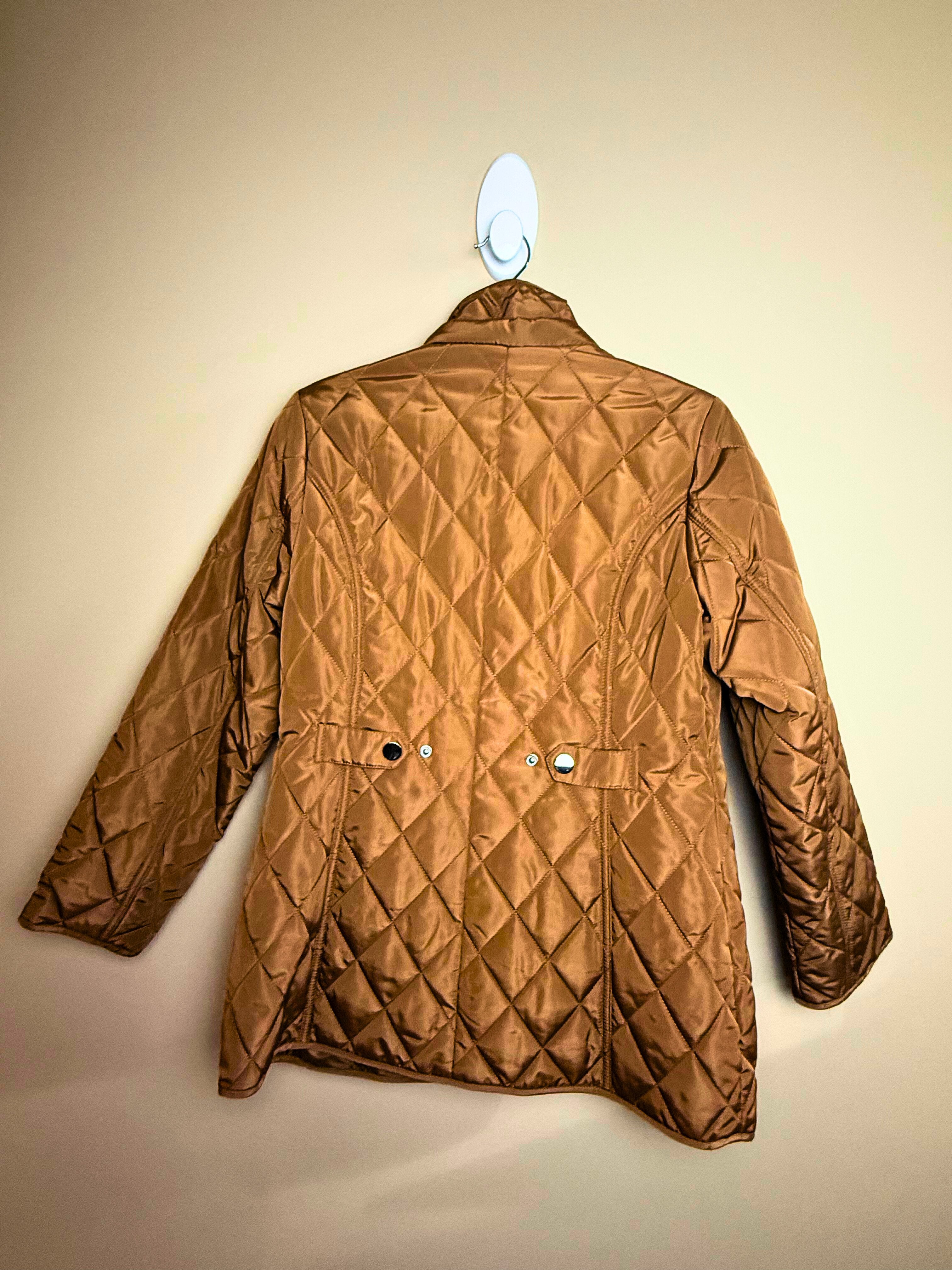 Camel Quilted Jacket