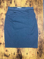 Dark Grey Wrap Mini Skirt