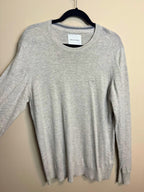 Light Gray Crew Neck Sweater