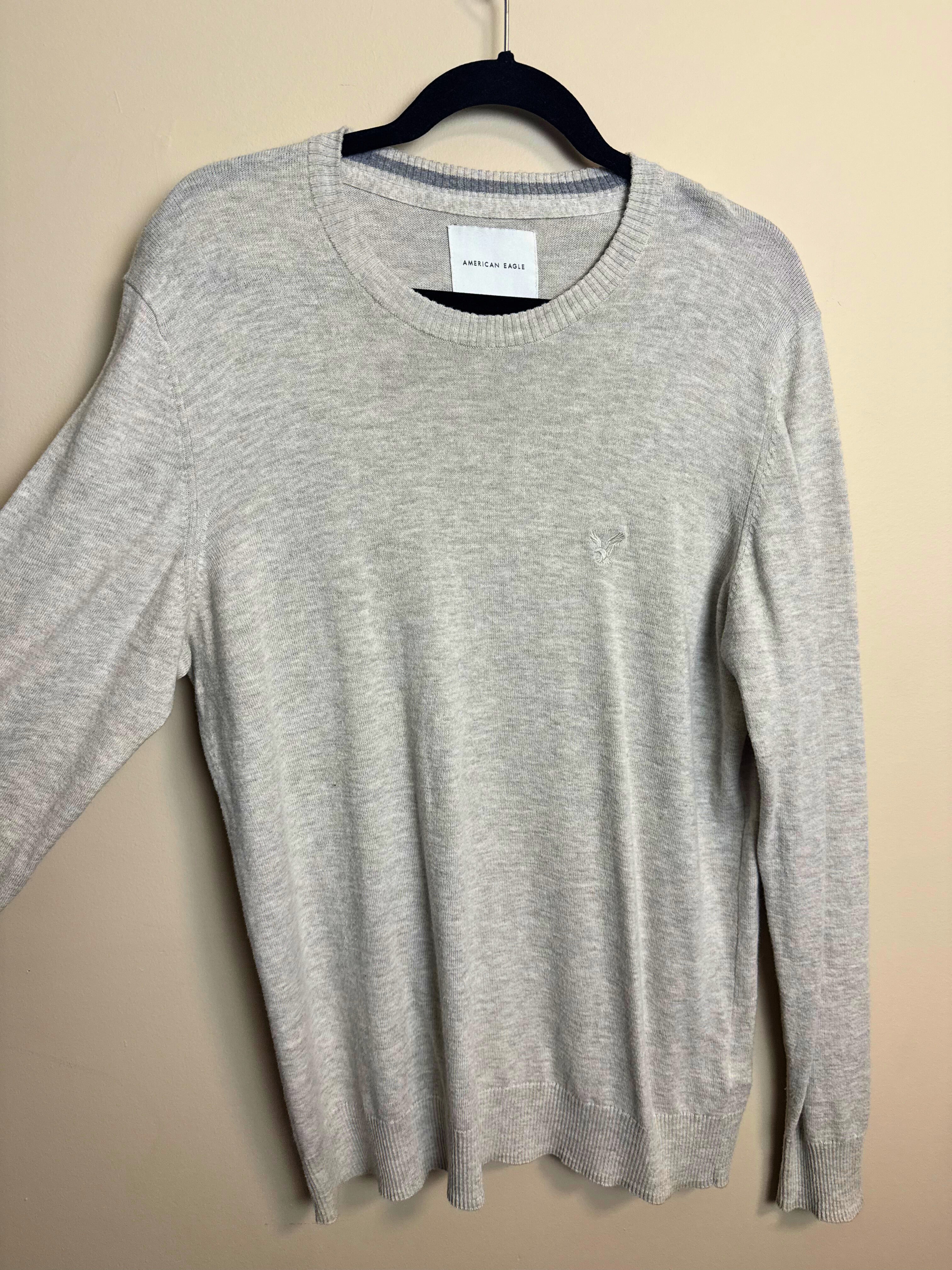 Light Gray Crew Neck Sweater