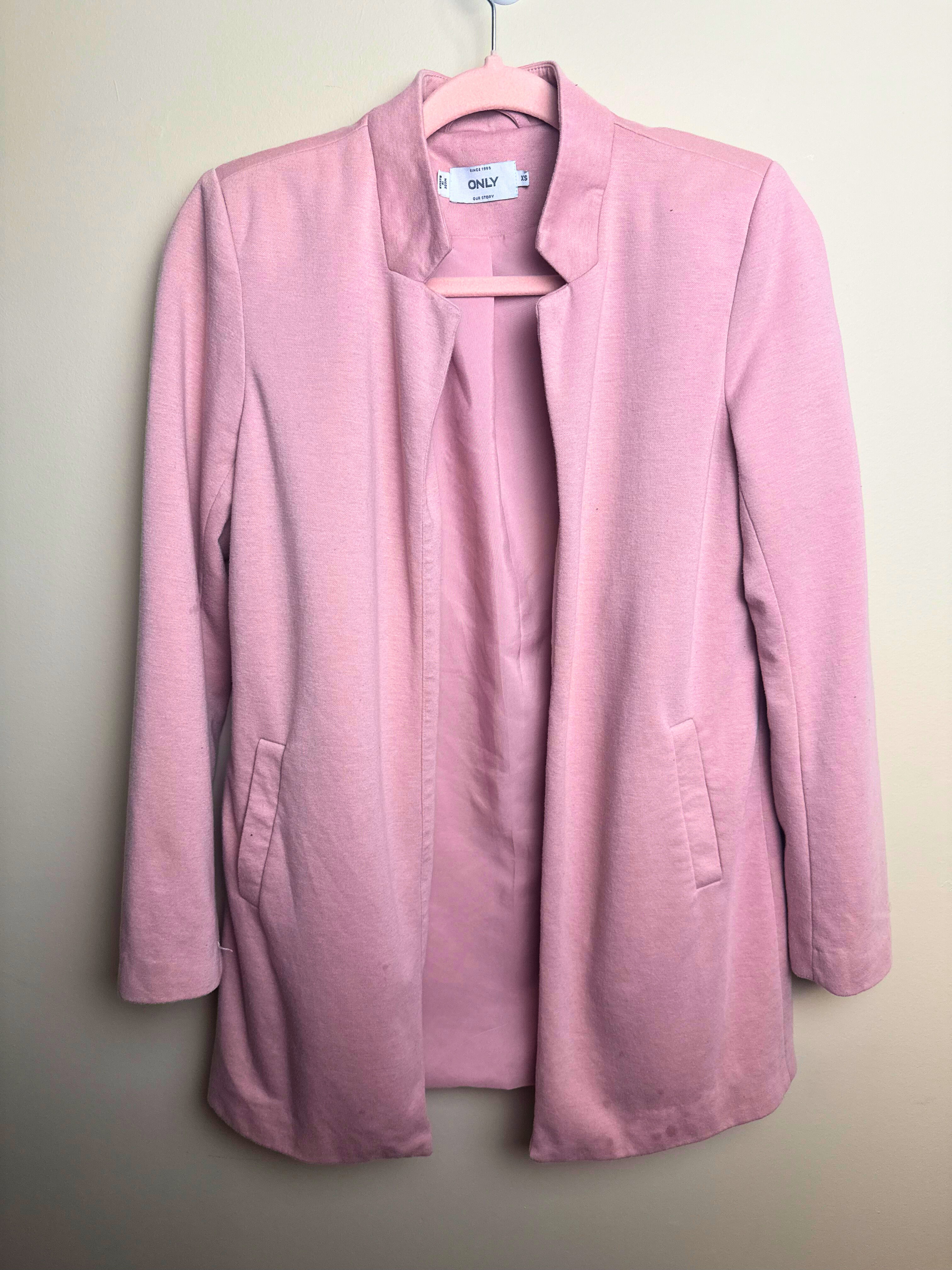 Dusty Pink ONLY Minimalist Blazer