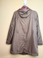 Grey Utility Jacket with Pink Lining size (L)