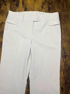 Cream Tailored Trousers