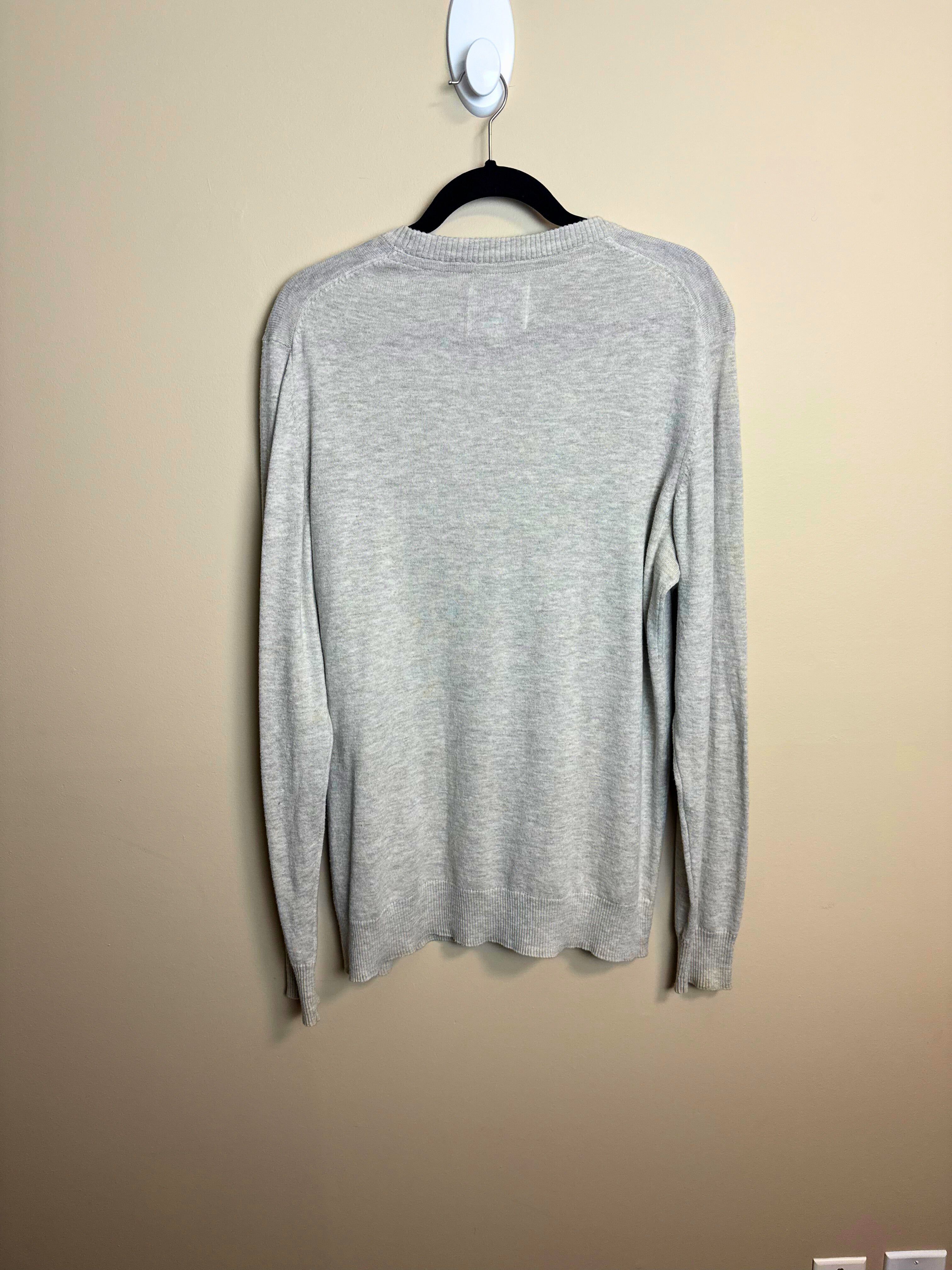 Light Gray Crew Neck Sweater